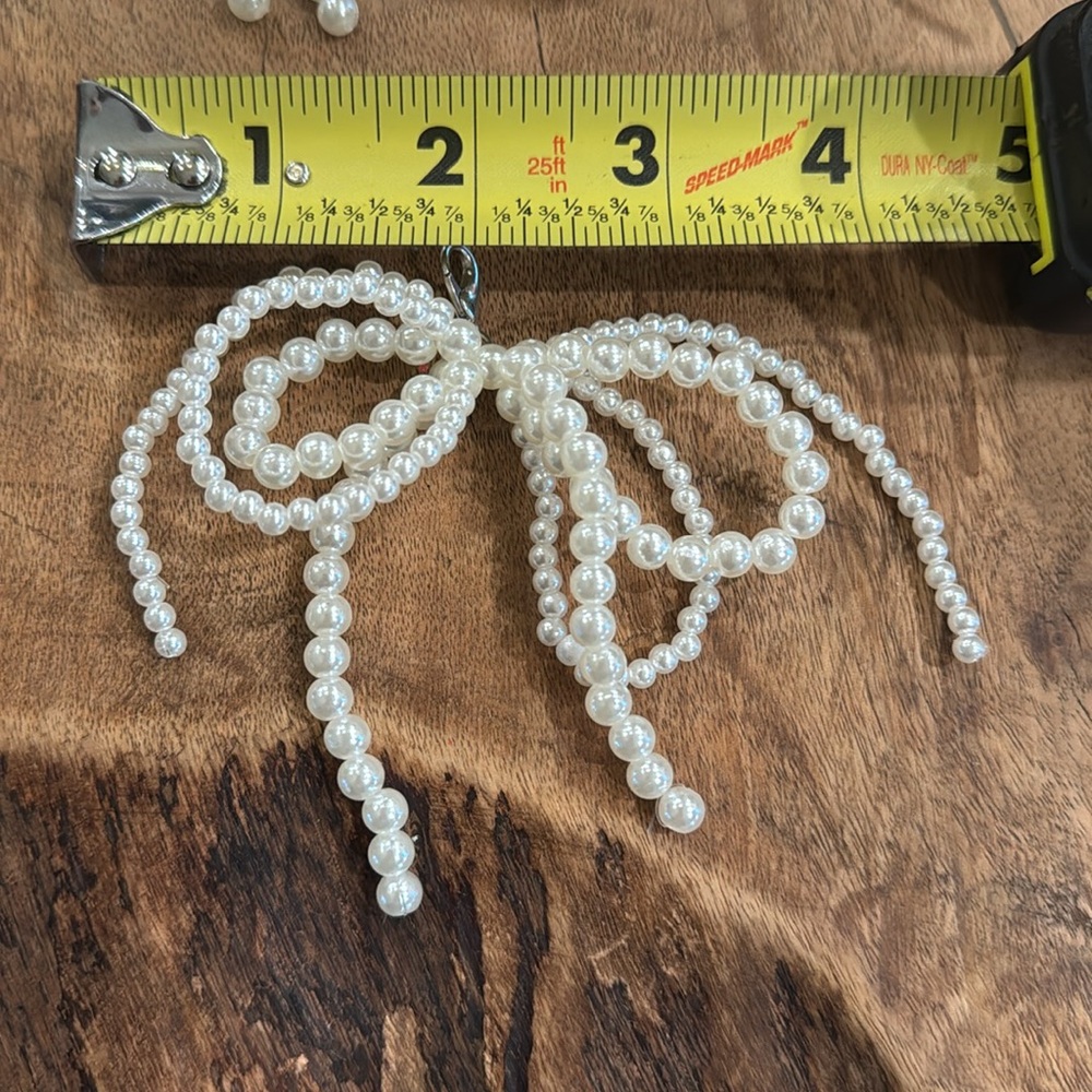 Pearl Fashion Beaded Bow Shoe Accessories - Picture 4 of 10